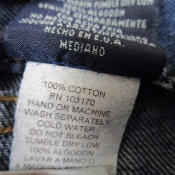 Retro High Rise Jean Shorts Frayed Detailing - Picture 5 of 7